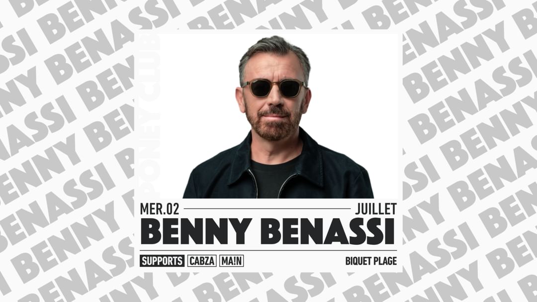 BENNY BENASSI-Eventplakat
