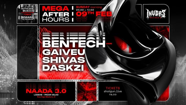 Cover for event: BENTECH \ Mega after hours @ Naada 3.0