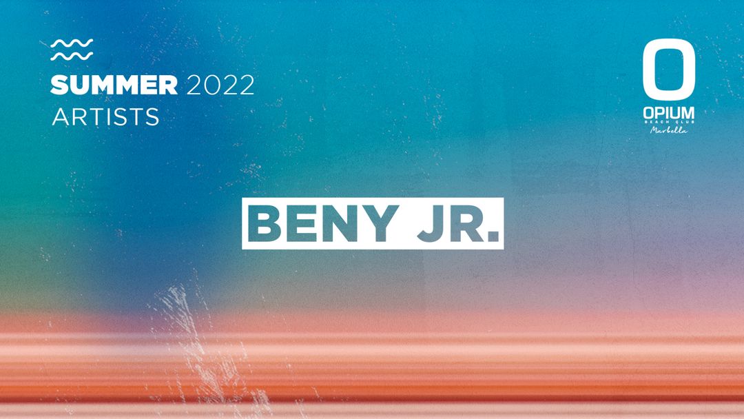 Cartel del evento BENY JR.