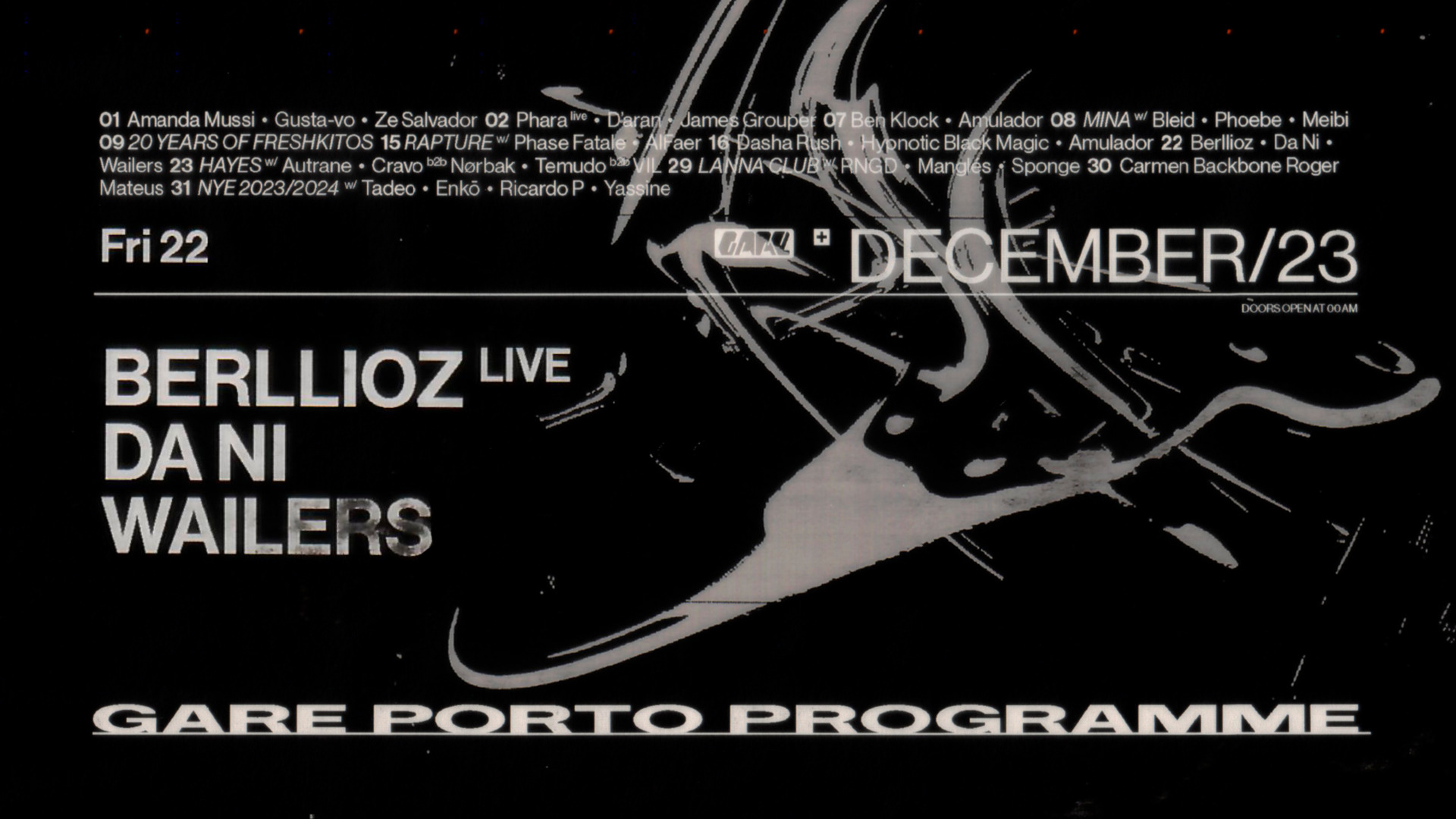 Berllioz live + Da Ni + Wailers  image