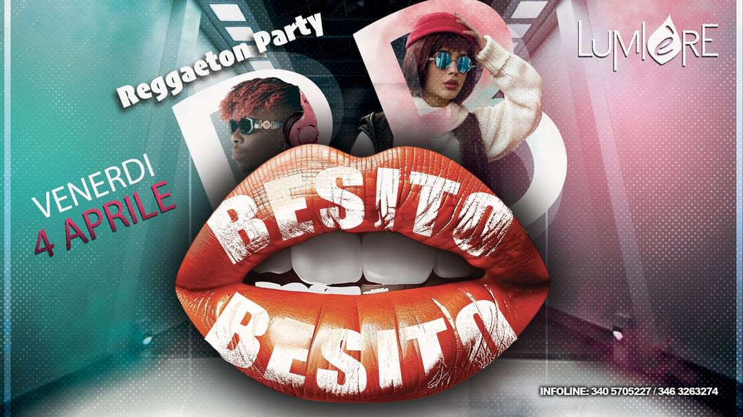 Besito: reggaeton party-Eventplakat