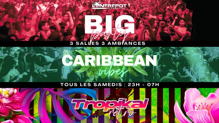 Cover for event: BIG PARTY - CARIBBEAN VIBES & TROPIKAL RETRO