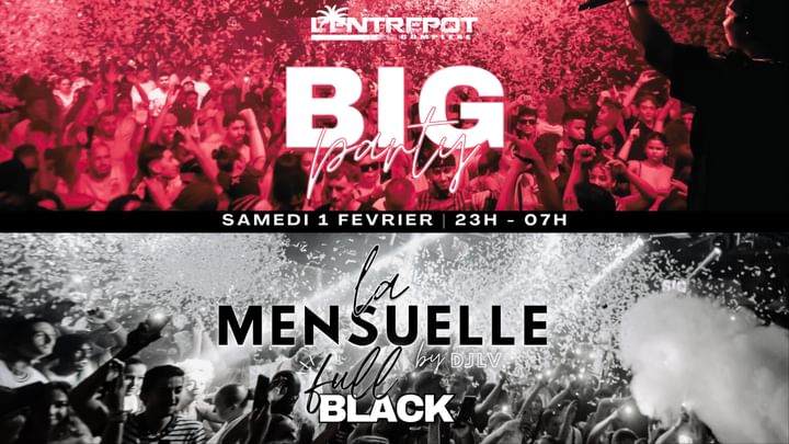 Cover for event: BIG PARTY & LA MENSUELLE by DJ LV