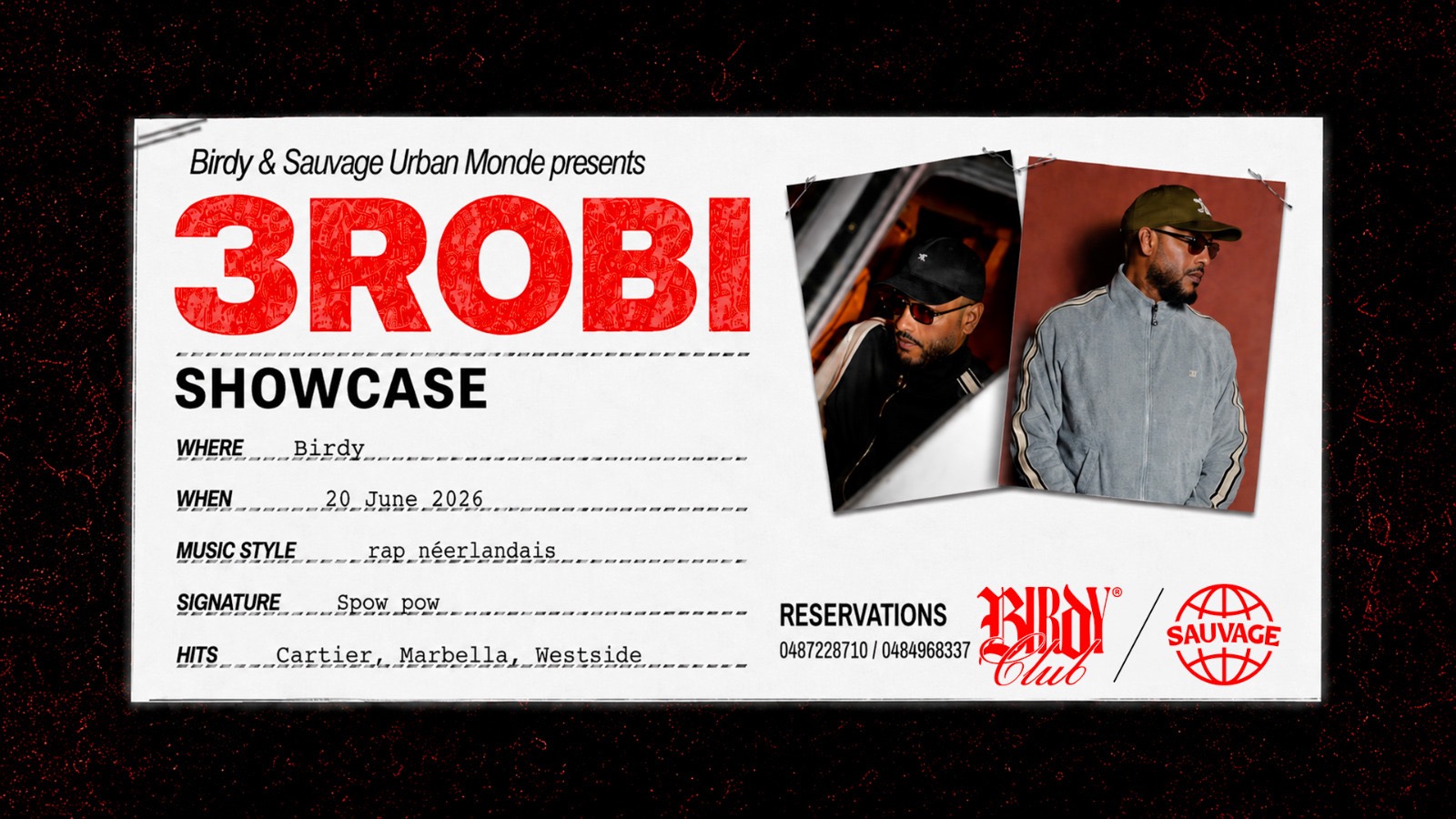 BIRDY X SAUVAGE Urban Monde X 3ROBI SHOW CASE  image