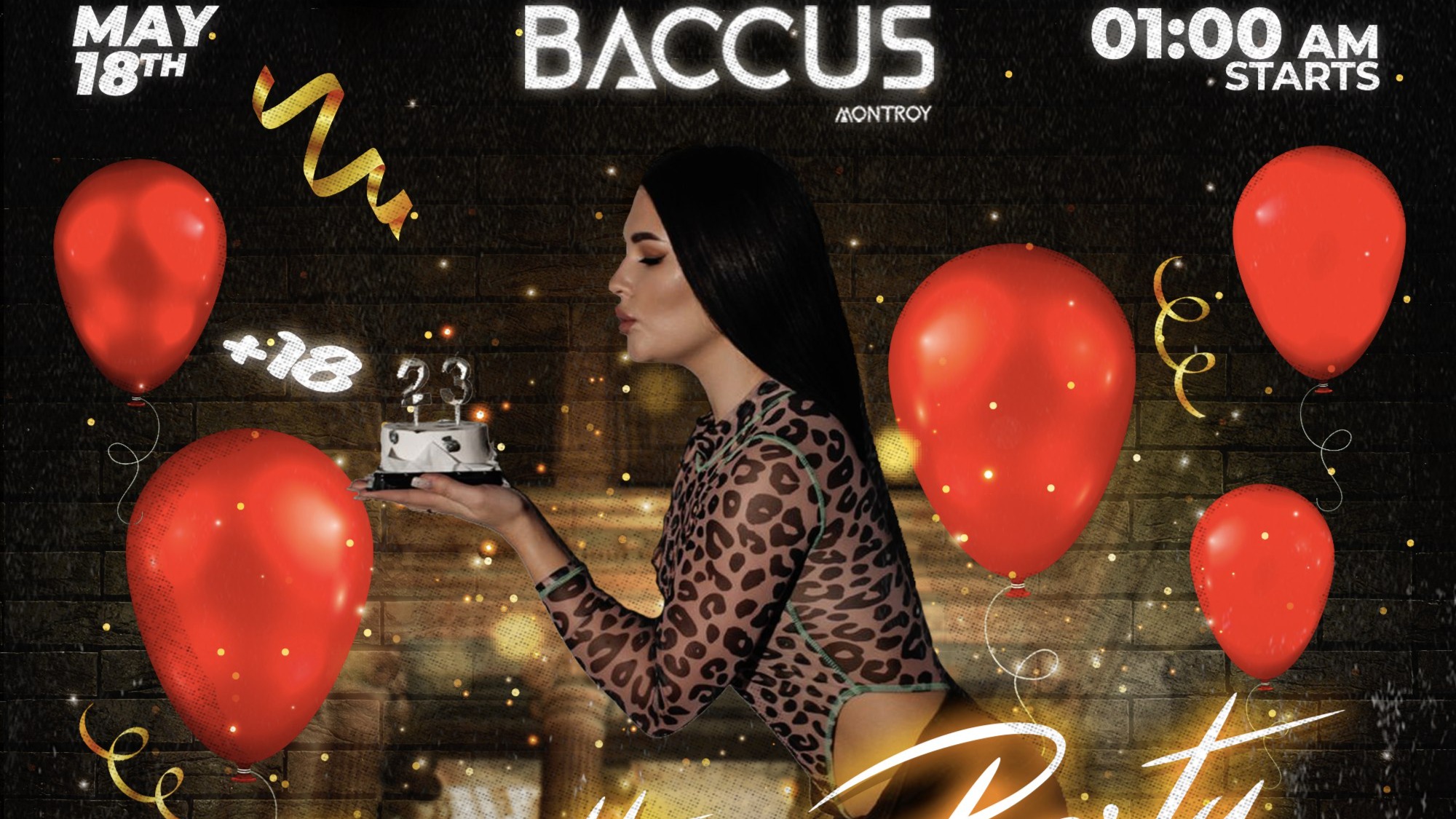 BIRTHDAY PARTY BACCUS NIGHT CLUB image