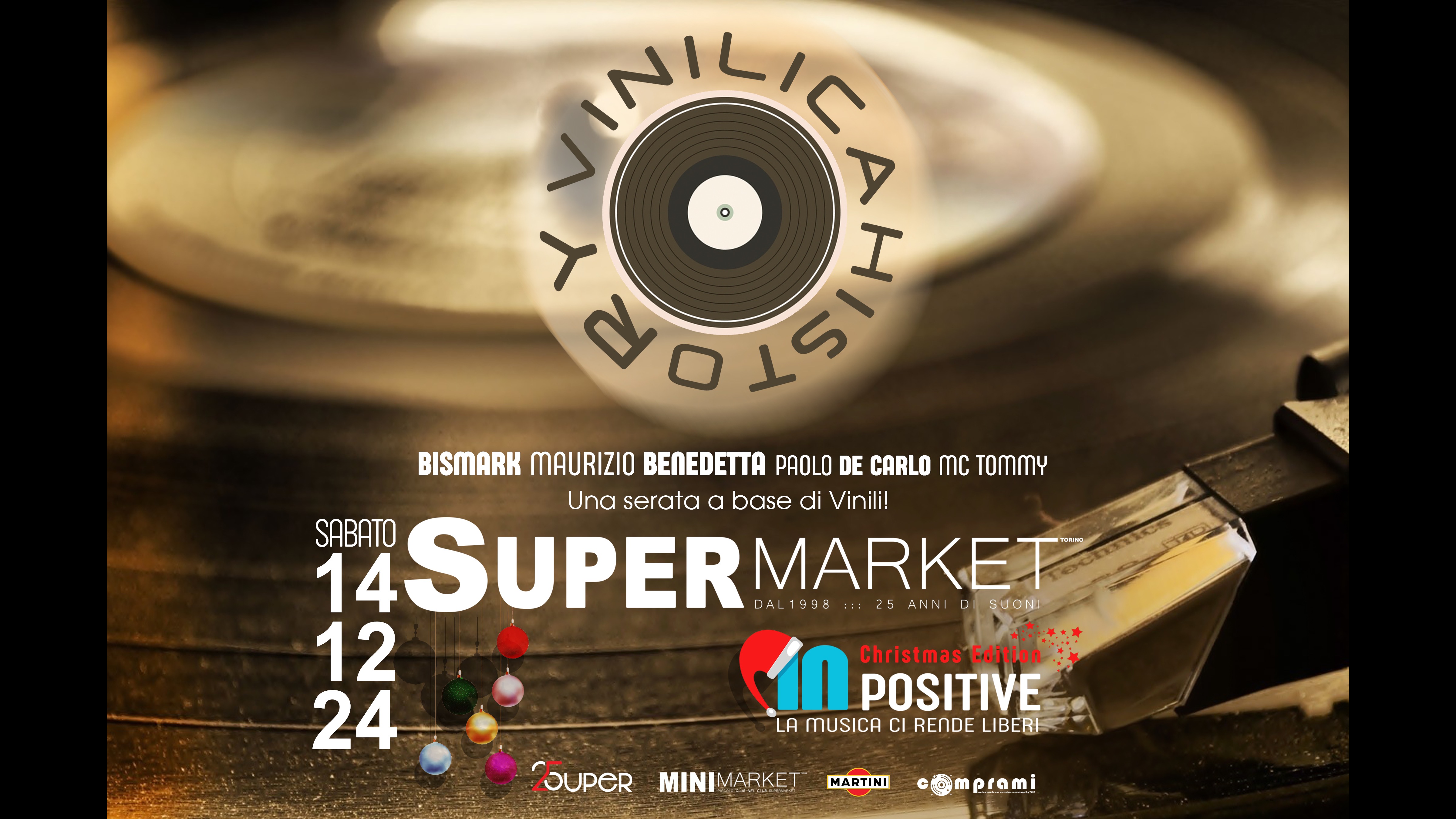 BISMARK & MAURIZIO BENDETTA in VINILICA HISTORY CHRISTMAS EDITION! + MINIMARKET CON ZIO TURY! image