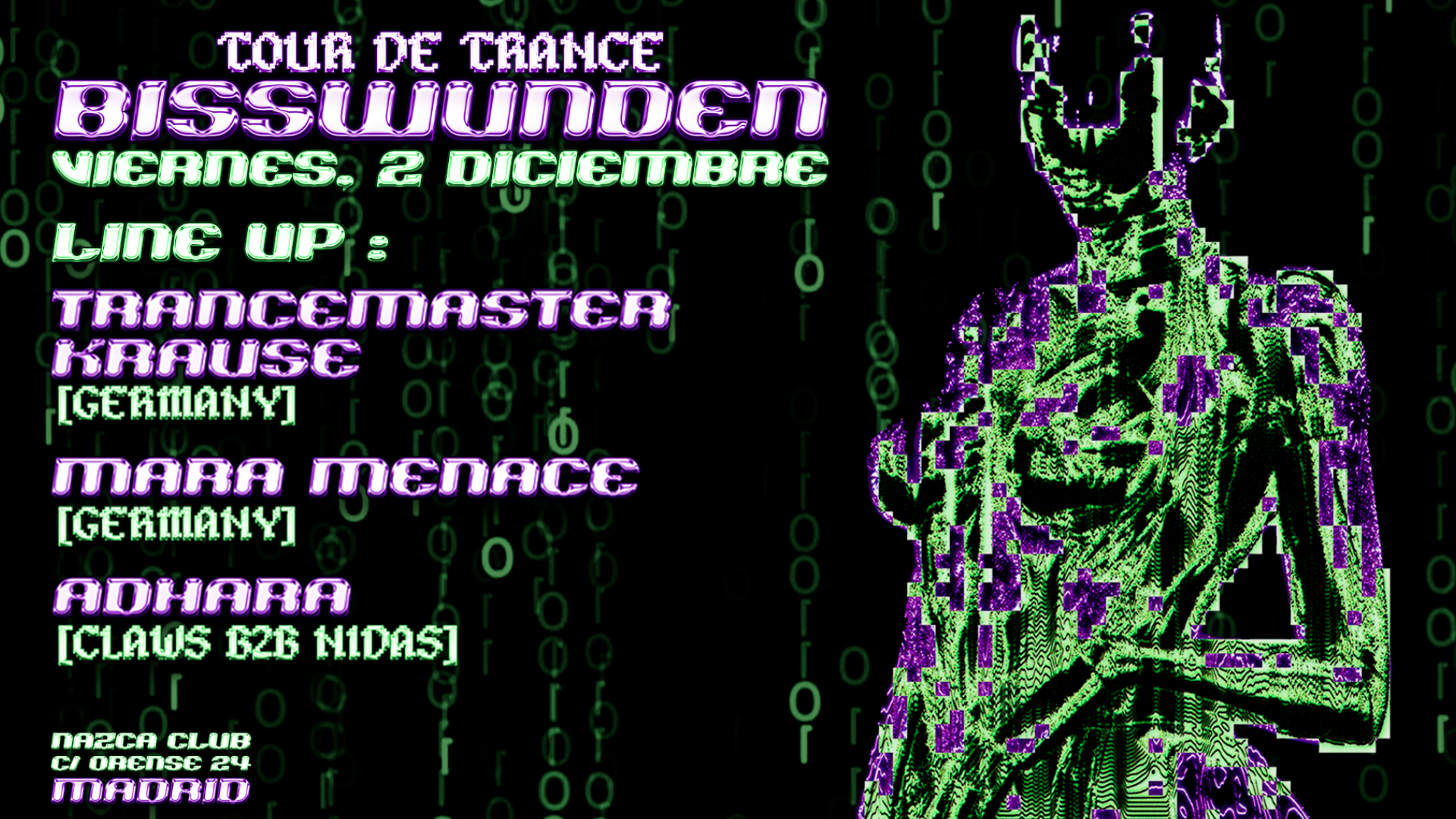 BISSWUNDEN W/ Trancemaster Krause, Mara Menace, Adhara image