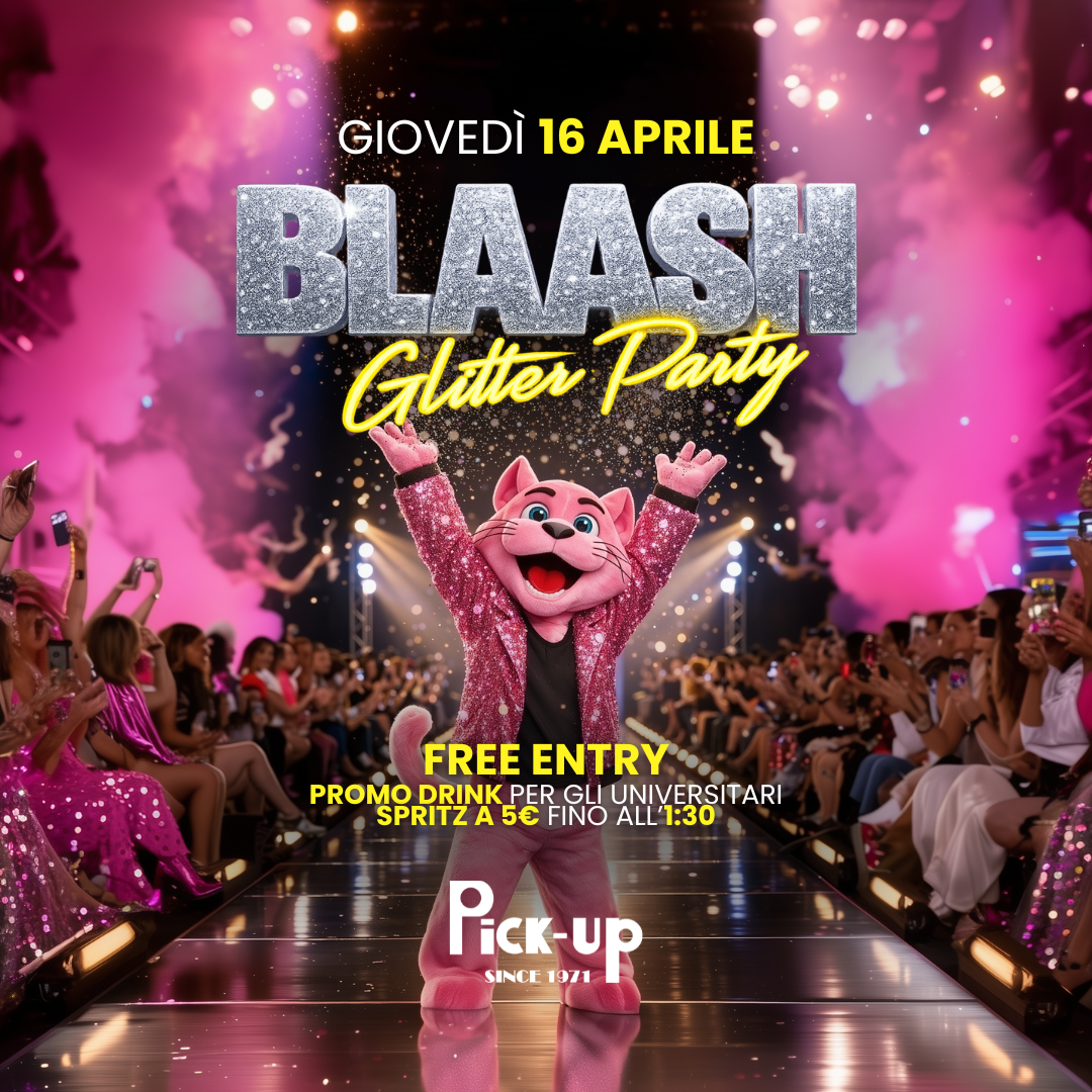 Offizielles Cover des Events BLAASH! GLITTER PARTY