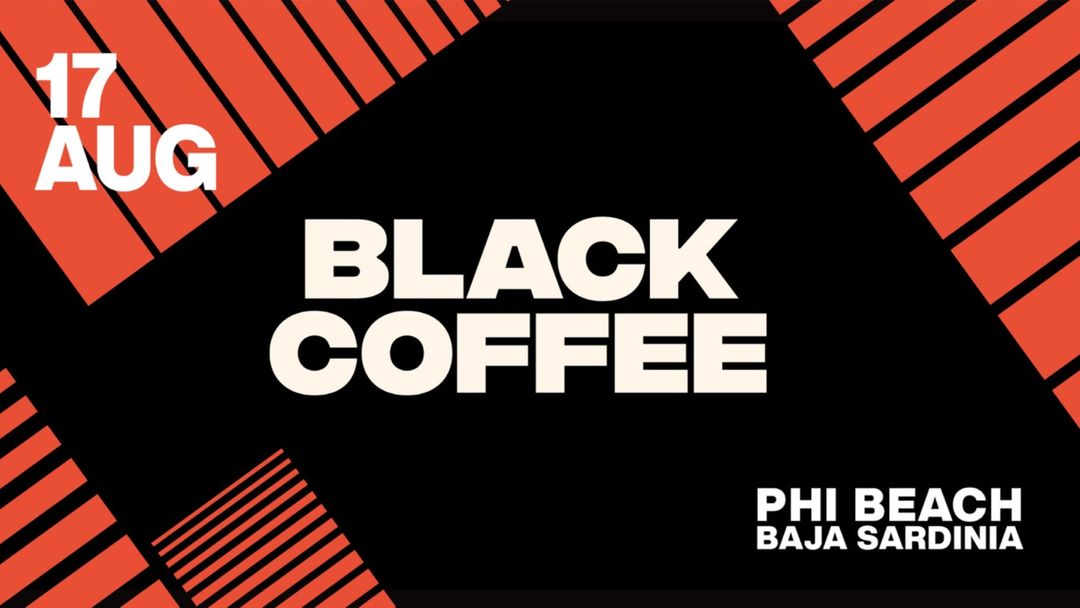 BLACK COFFEE - August 17th event cover