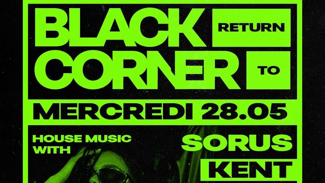 Copertina evento BLACK CORNER 28.05