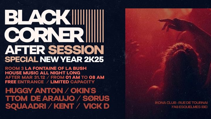 Cover for event: BLACK CORNER After Session Special New Year 2025