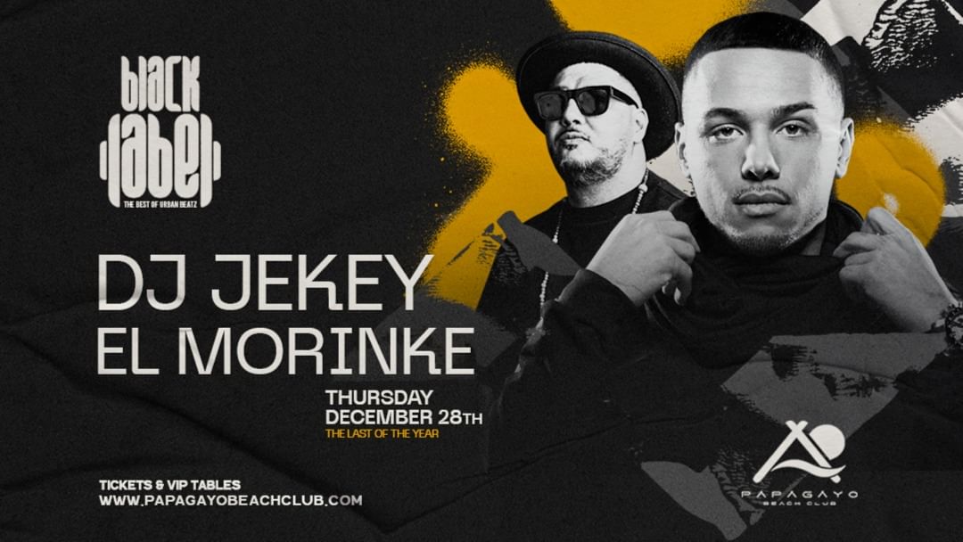 Copertina evento Black Label presents Jekey
