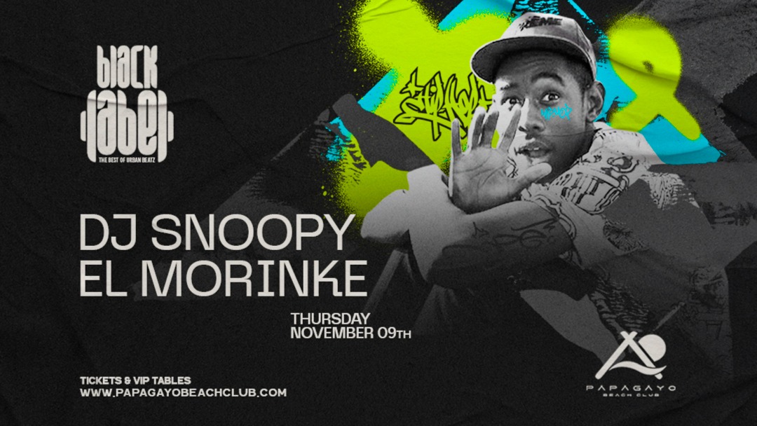 Black Label presents Snoopy image