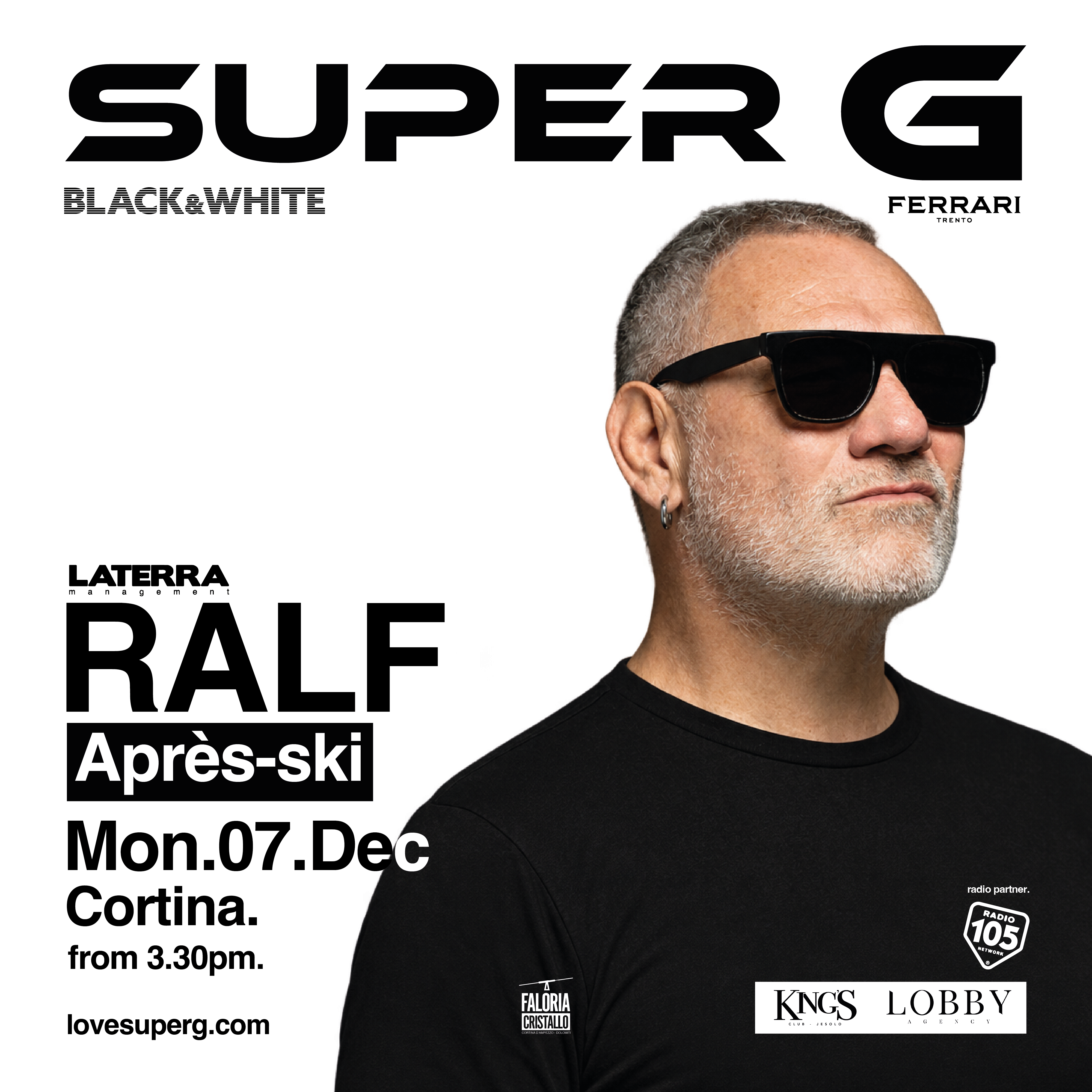 BLACK & WHITE presents RALF @Super G image