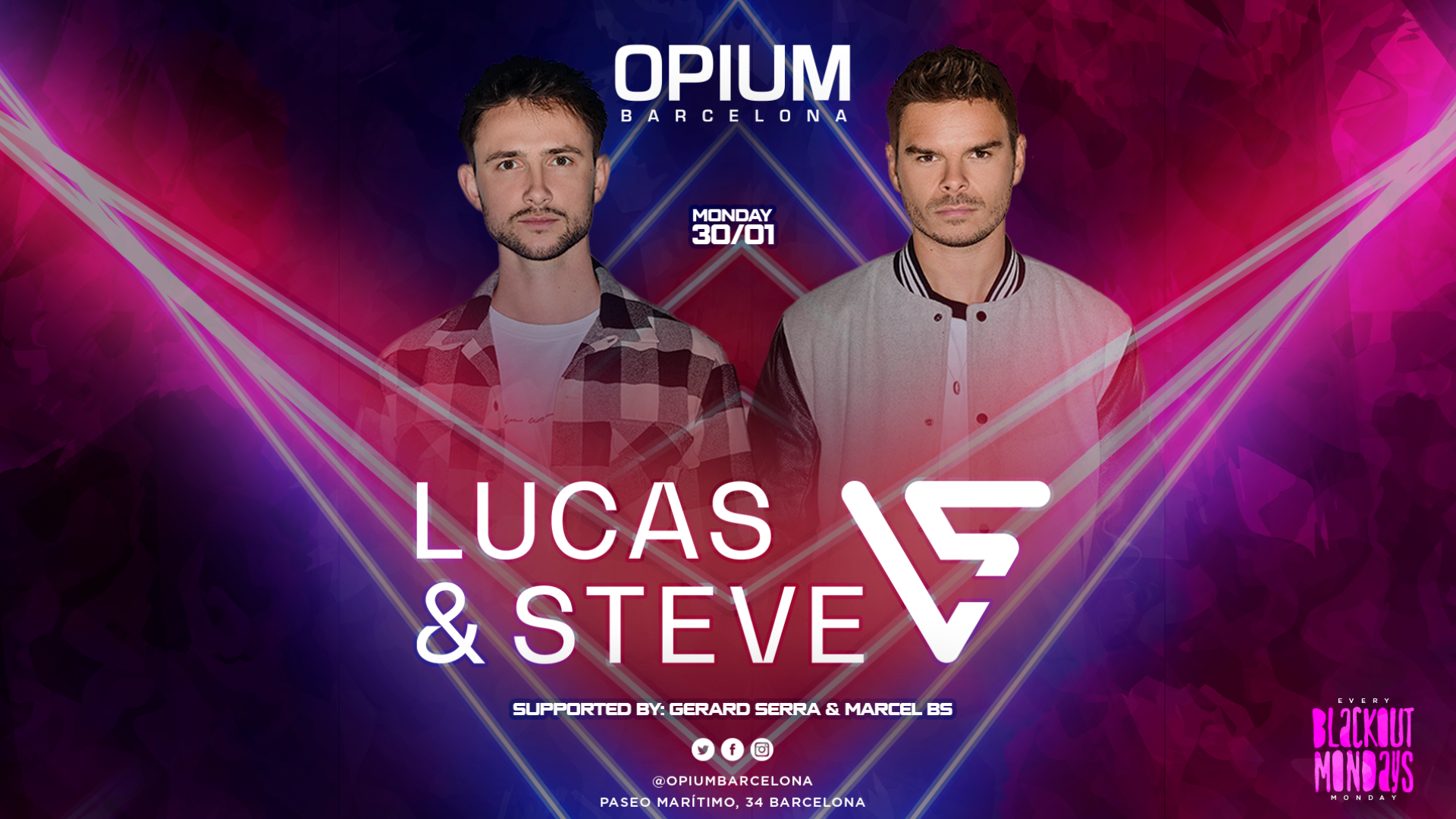 LUCAS & STEVE BLACKOUT MONDAYS image