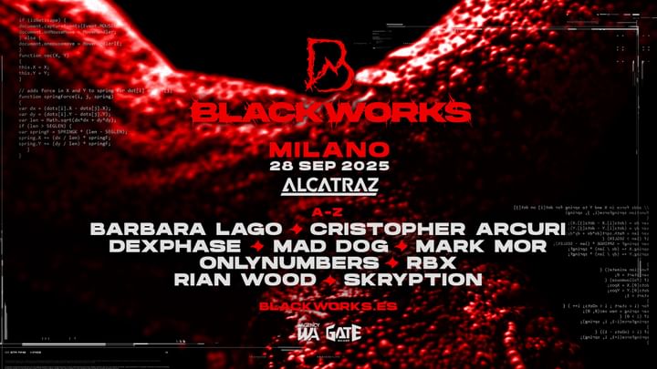 Cover for event: BLACKWORKS FESTIVAL, MILAN