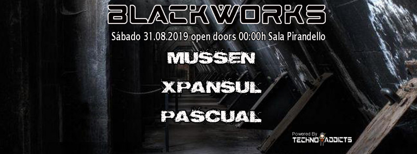BLACKWORKS  sábado 31 agosto image