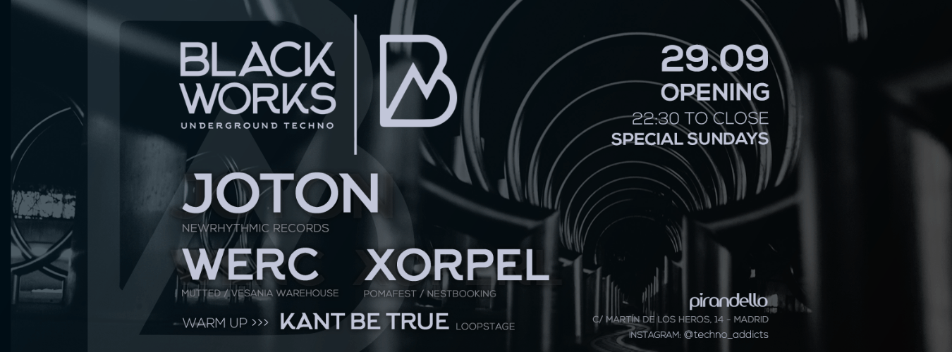 BLACKWORKS SPECIAL SUNDAYS image