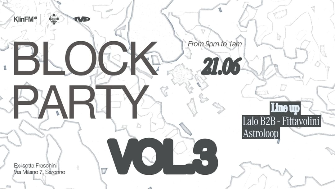 Block Party Vol.3-Eventplakat