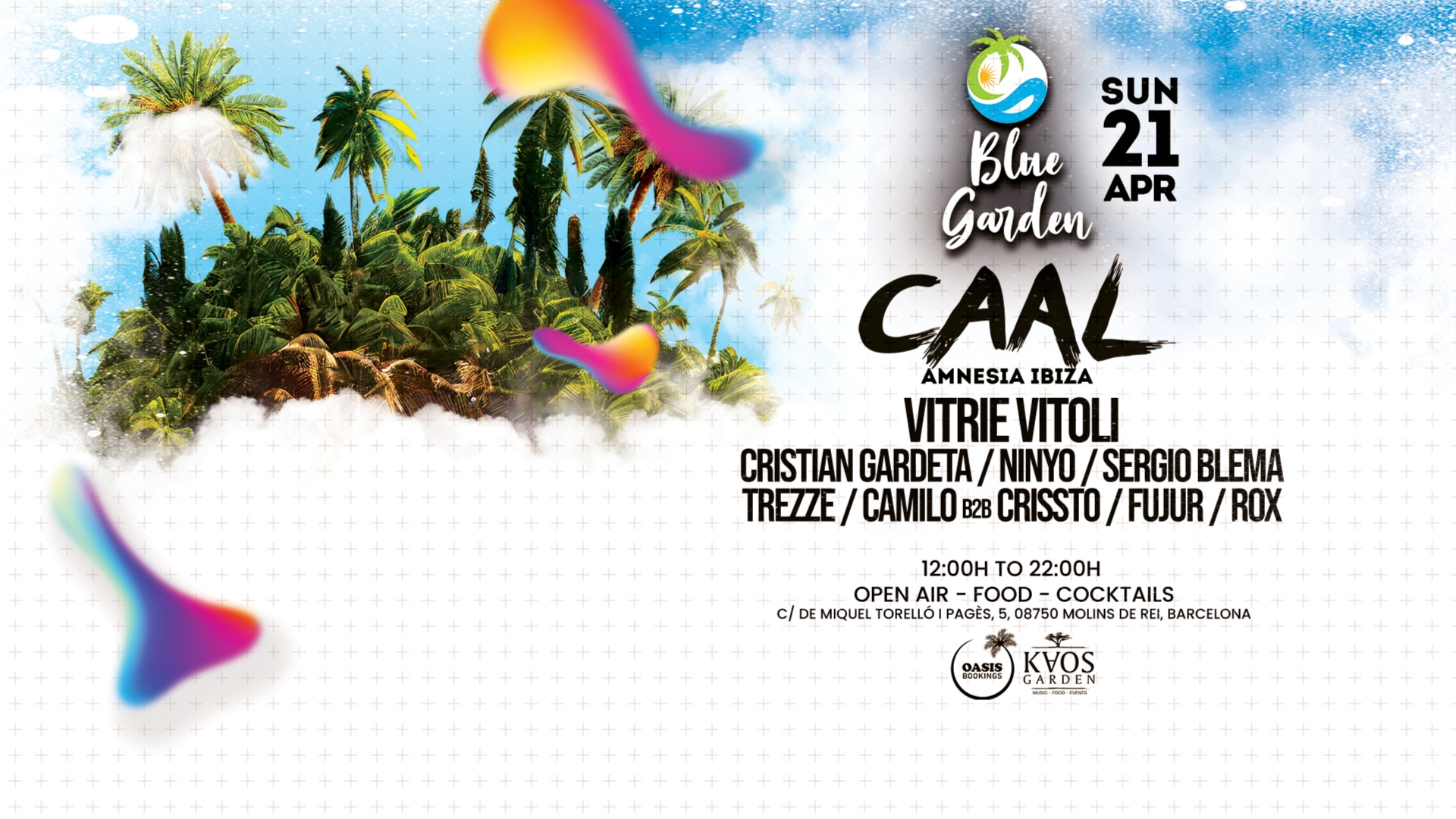 Blue Garden 21 April pres. Caal & Vitrie Vitoli image