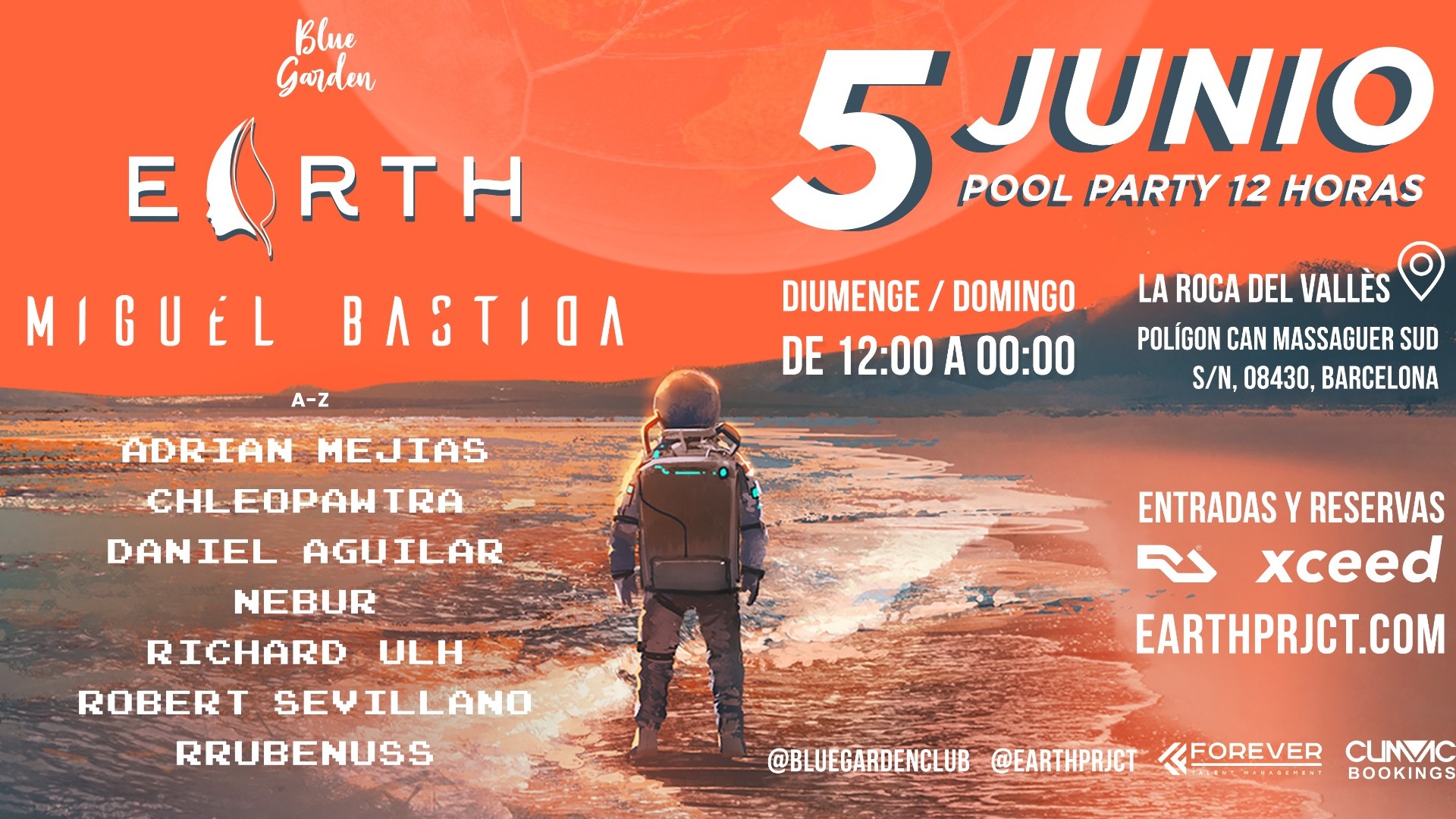 Earth 12 Horas en Blue Garden - Miguel Bastida image