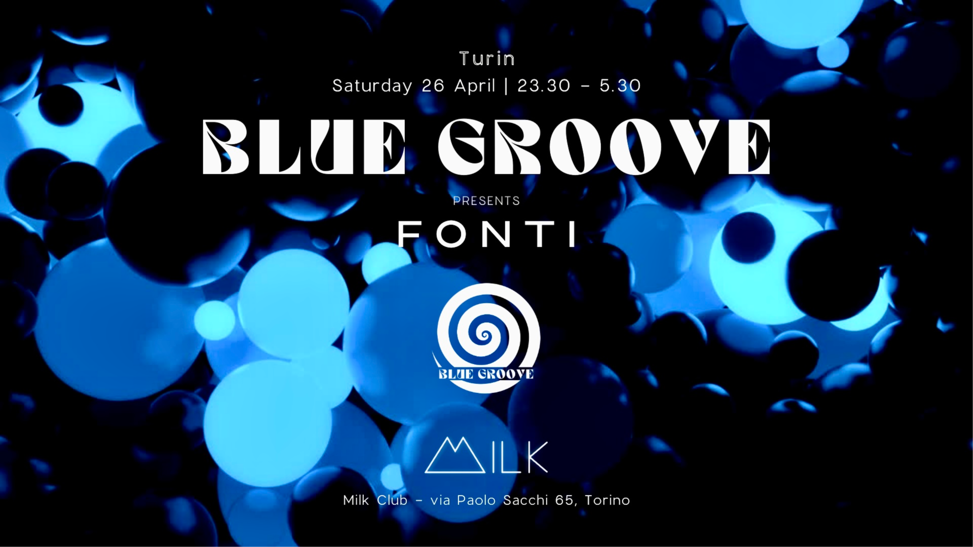 BLUE GROOVE pres. FONTI image