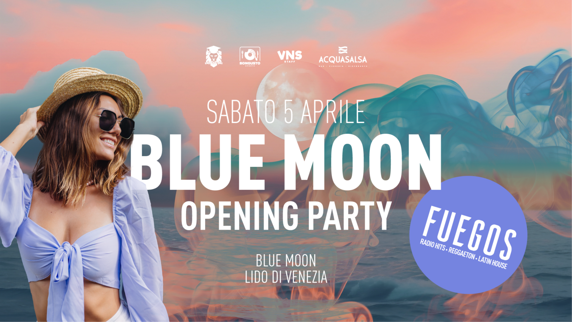 BLUE MOON OPENING PARTY - SAB 5 APRILE (Festa Privata su invito) image