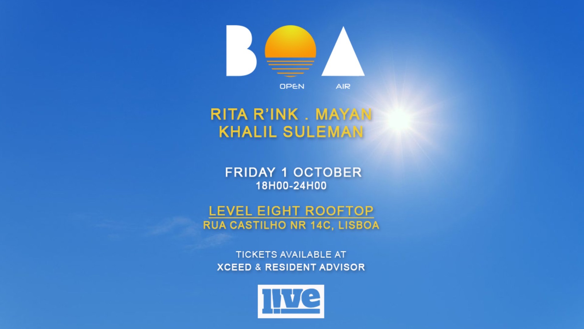 BOA Open Air | Lisboa Rooftop event