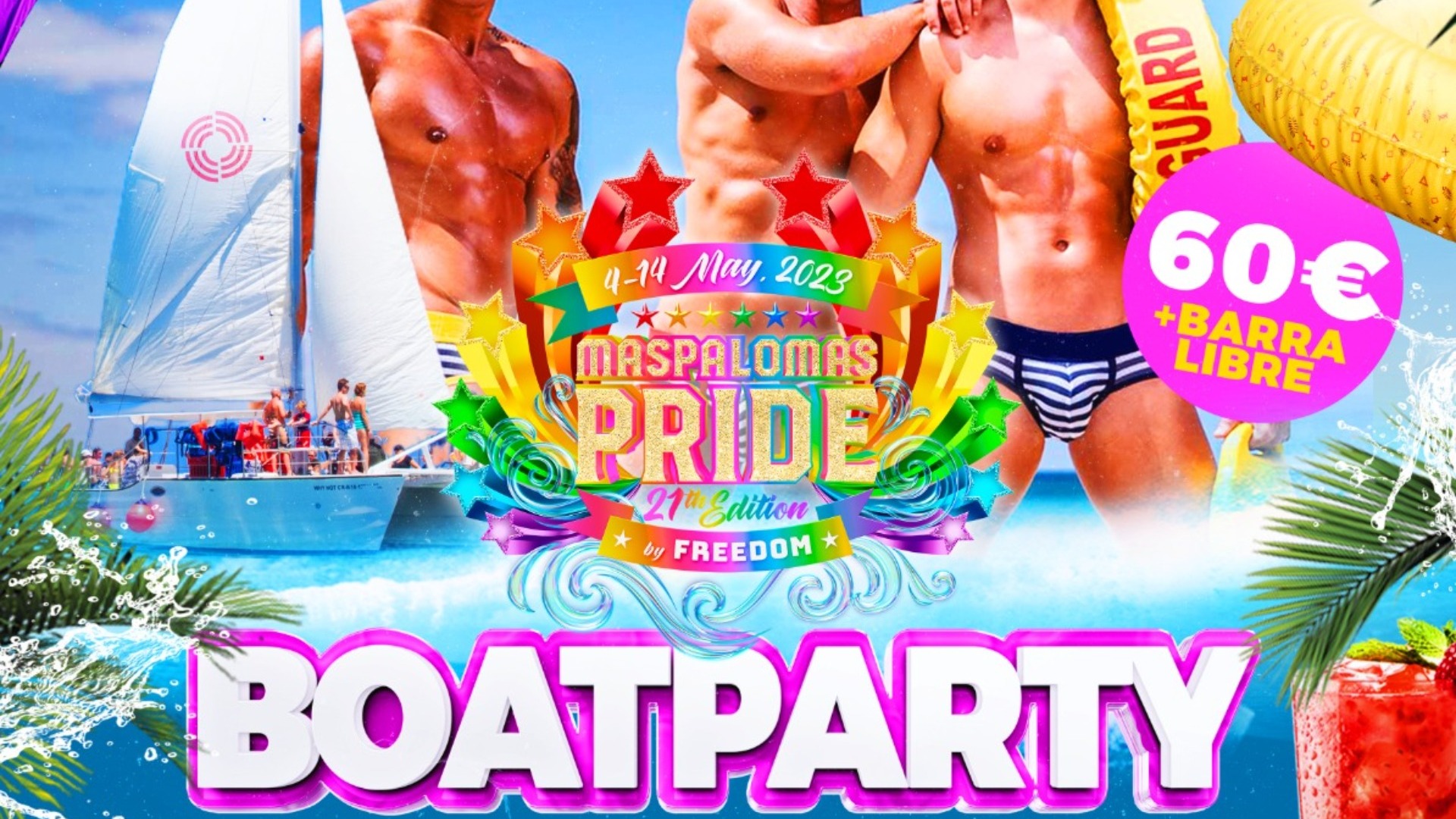 BOAT PARTY MASPALOMAS PRIDE 2023 image