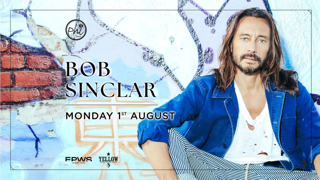 Capa do evento BOB SINCLAR - August 1st