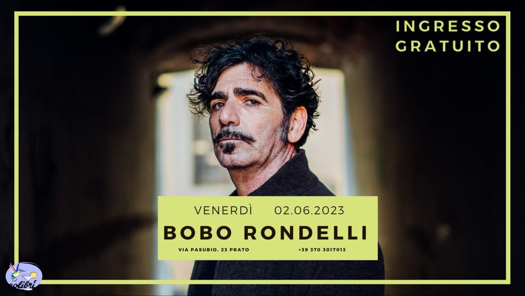 Copertina evento BOBO RONDELLI Live - 02.06.23
