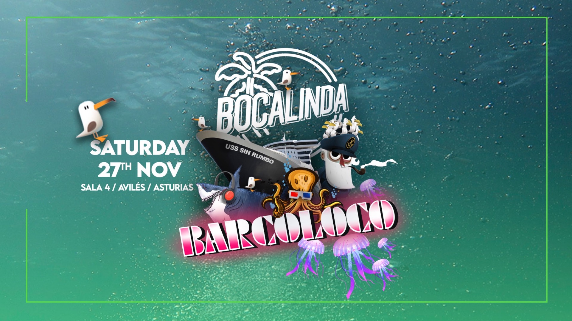 BOCALINDA PRESENTA: BARCOLOCO / SÁB 27 NOV image