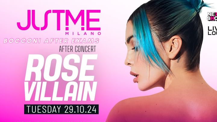 Cover for event: Bocconi After Exams: Special Guest Rose Villain