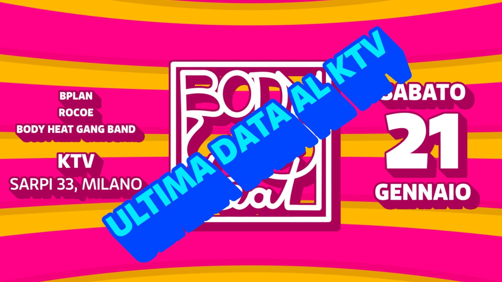 BODY HEAT - l' ultimo party al KTV image