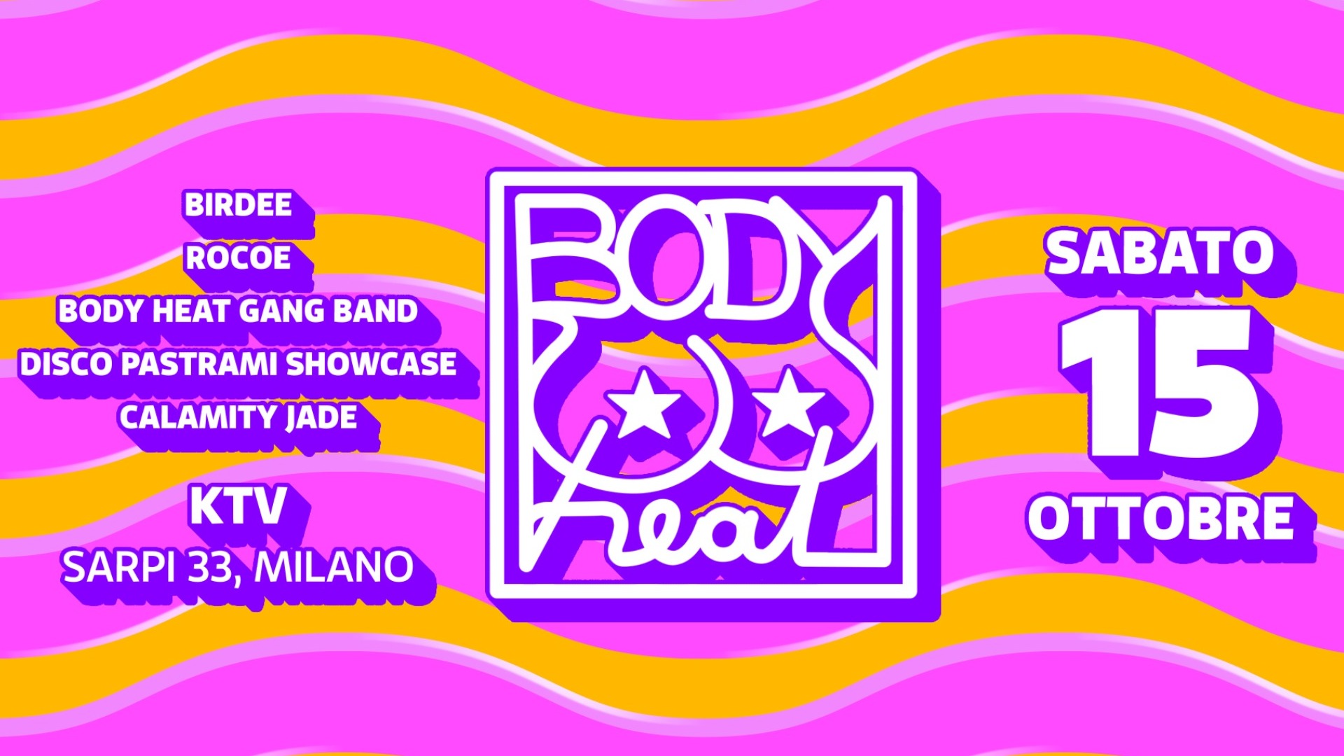 BODY HEAT party - back in Sarpi !  image