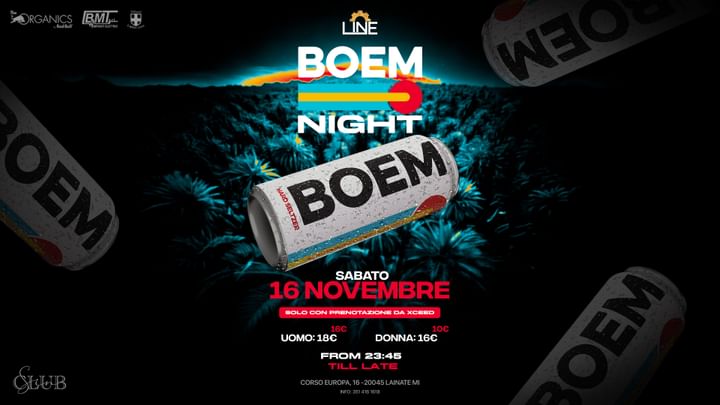 Cover for event: BOEM NIGHT, WEEK 5