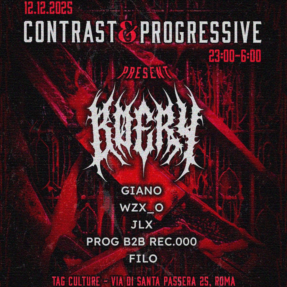 BØĘRY : Contrast X Progressive “IL RITO” II ATTO IL BUIO image