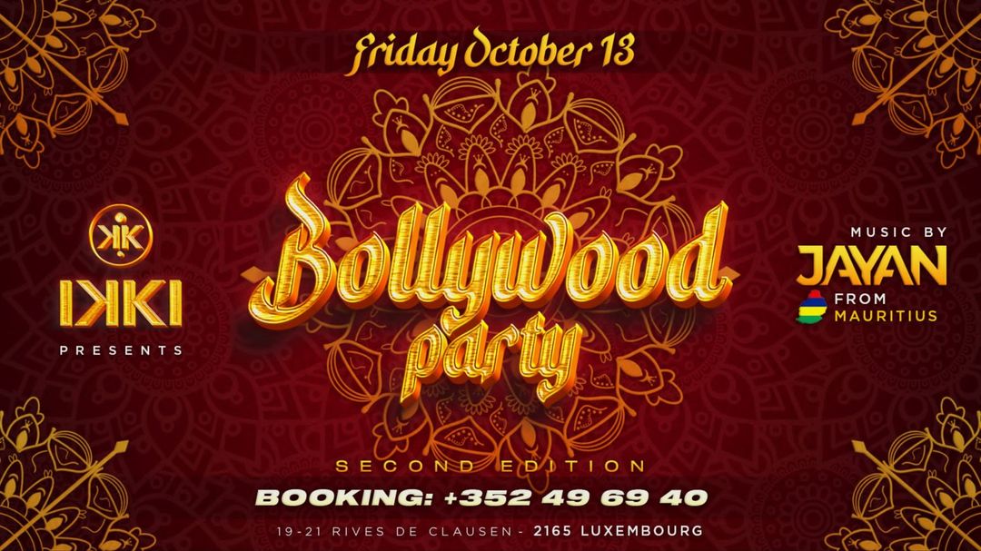 BOLLYWOOD PARTY @ IKKI-Eventplakat