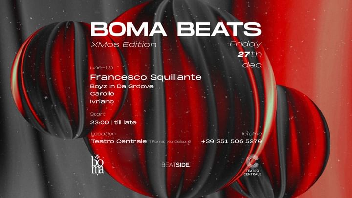 Cover for event: BOMA BEATS - XMAS EDITION