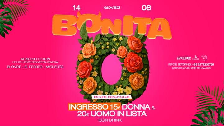 Cover for event: Bonita Latin Party @ Estoril Beach Club
