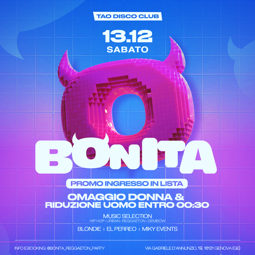 Bonita Latin Party @ Tao Disco Club image