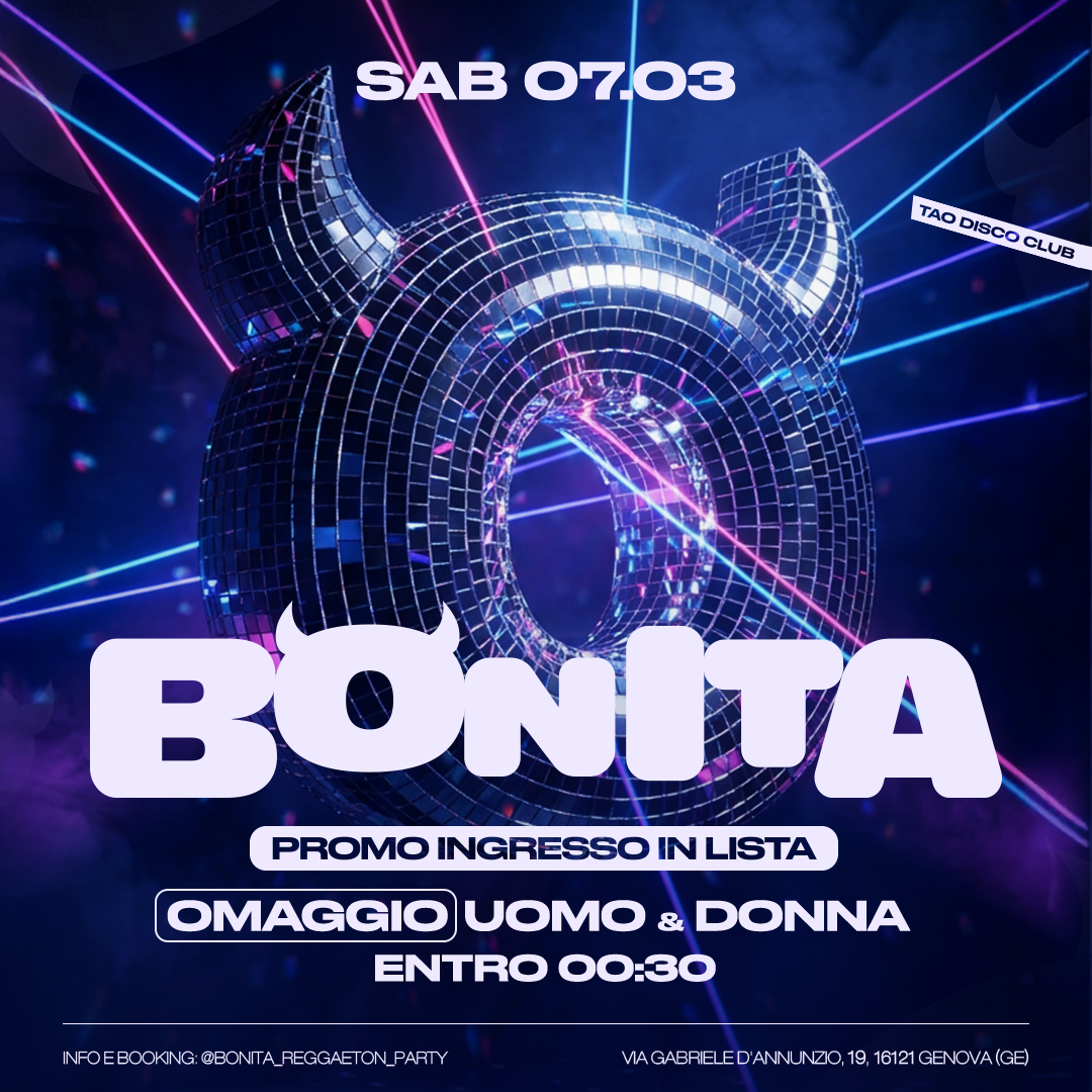 Bonita Latin Party @ Tao Disco Club image