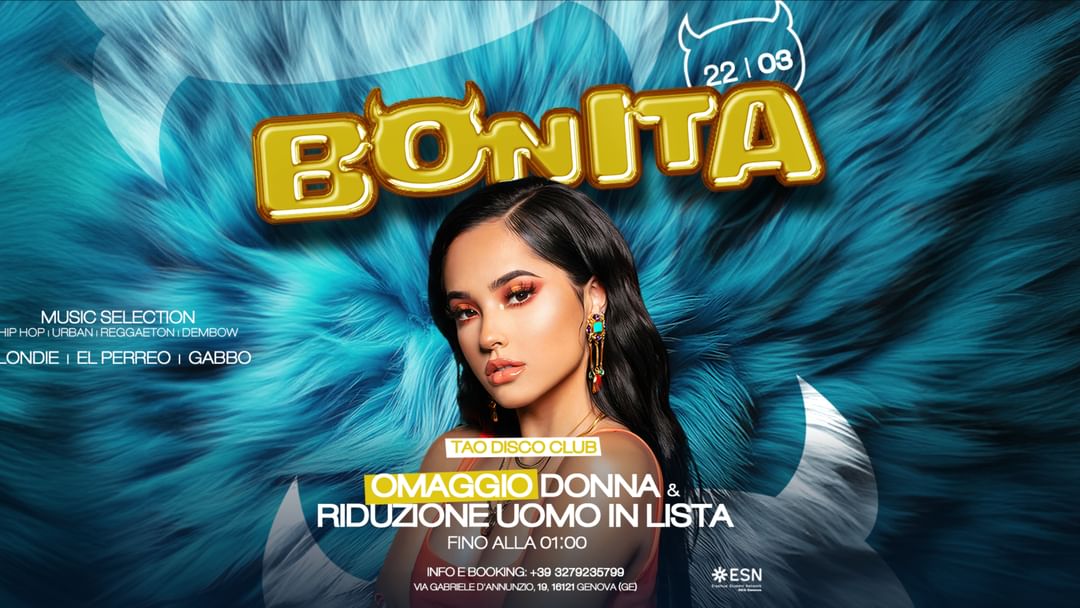 Copertina evento Bonita Latin Party @ Tao Disco Club