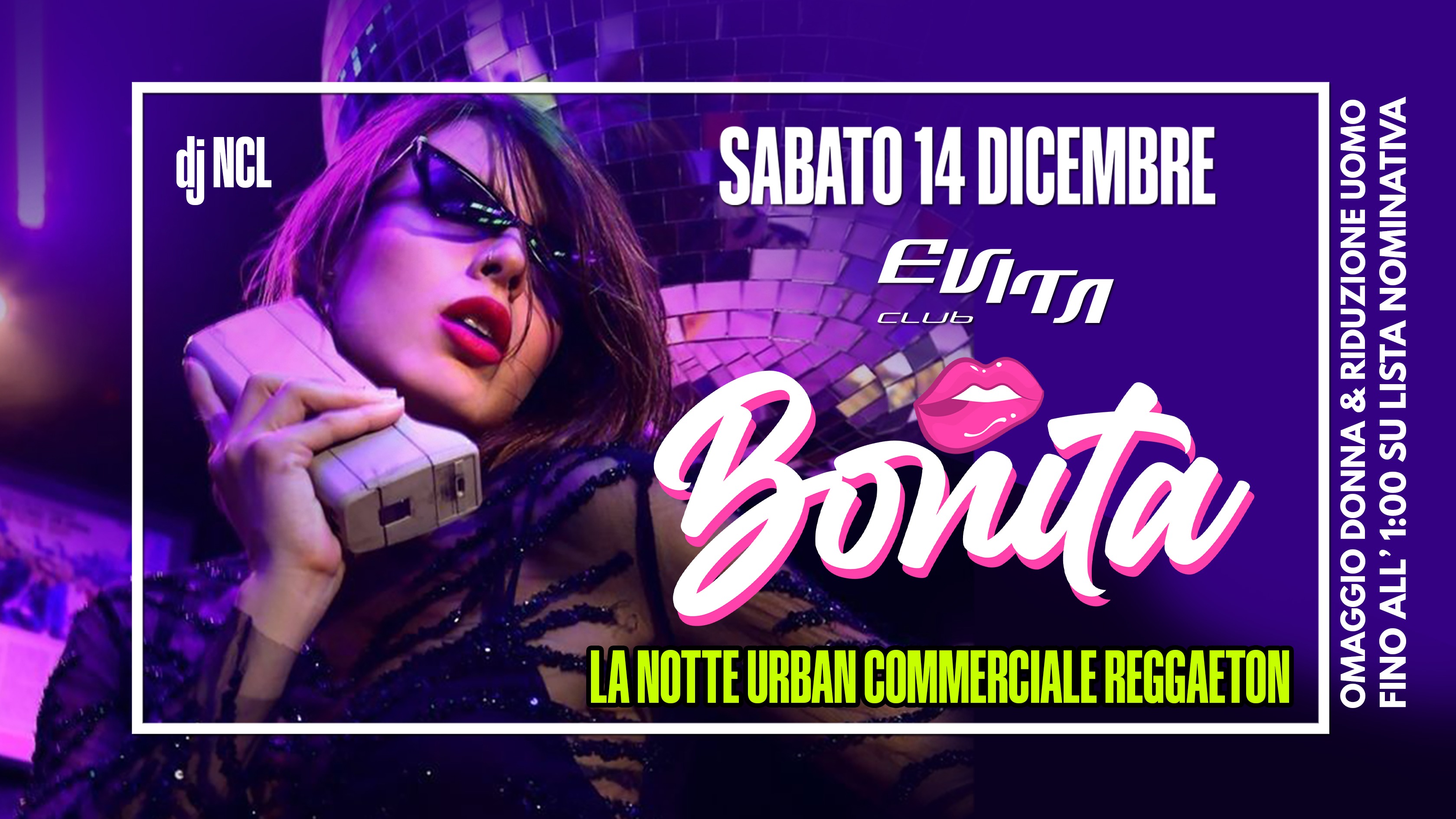 Bonita | Sab. 14/12 | Evita Club