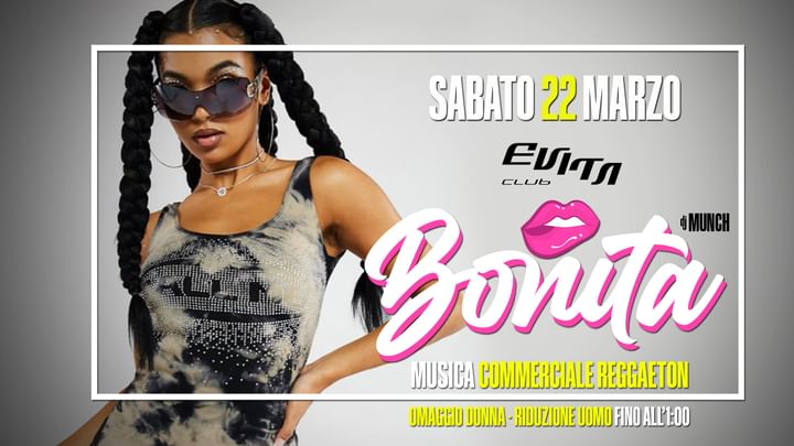 Cover for event: Bonita | Sab. 22/03 | Evita Club