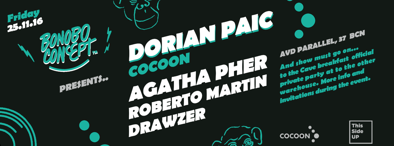 Bonobo Concept night w/ Dorian Paic (Cocoon) and Agatha Pher @ This side Up. image