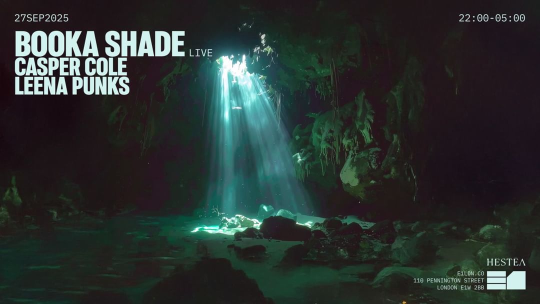 Cartell de l'esdeveniment Booka Shade (live)