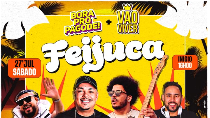 Cover for event: Bora Pro Pagode + #VaoViver - Feijuca!
