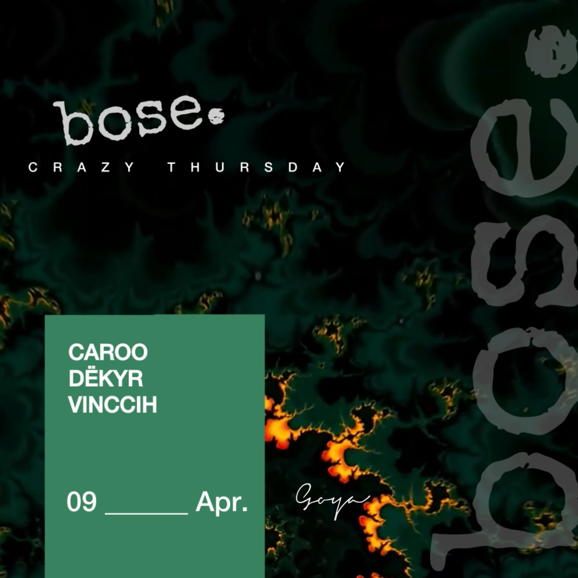 bose. (CRAZY THURSDAY)