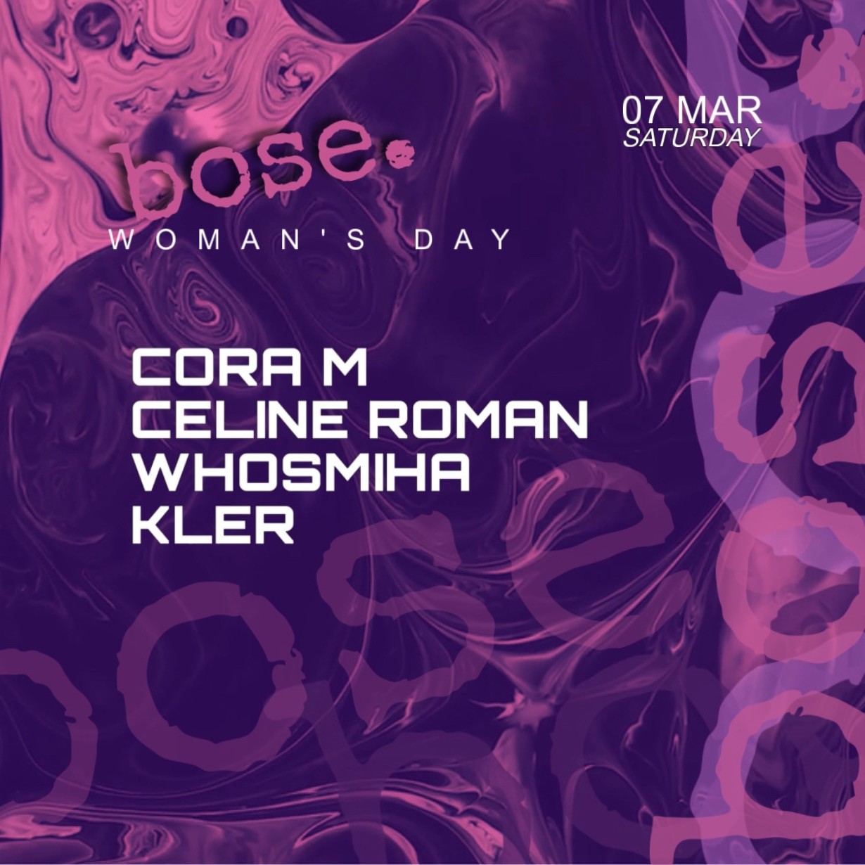 bose. Woman’s day 7 March image